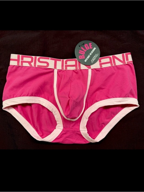 Andrew Christian Other - Andrew Christian Pink/white Large Bulge C-Ring Brief